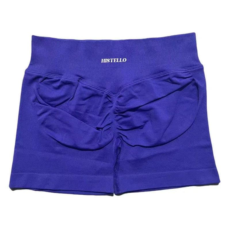 HISTELLO Sports Shorts Df Substitute High Waist Women Yoga Workout Short Seamless Leggings Stretch Fitness Running Gym Shorts Tahsi Fashion House