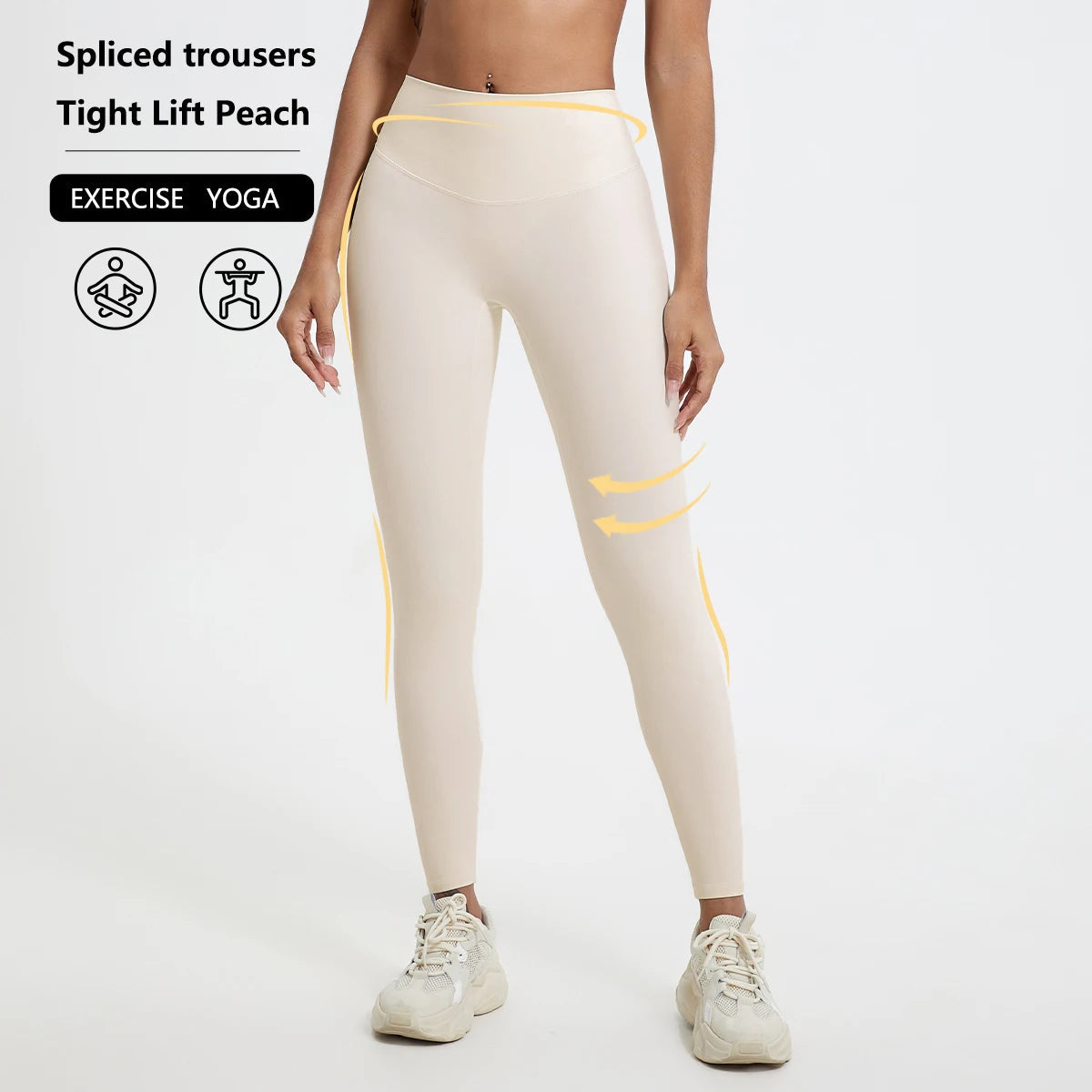 Summer Women's High Waist Sweatpants Hip Lift Tummy Tuck Gym Leggings Female Running Workout Tights Pants Women's Yoga Pants ATFH