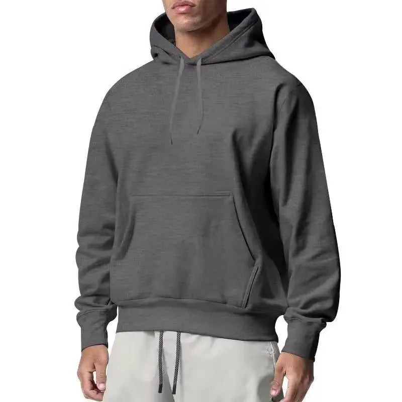Plain Pullover Fleece Hoodies Unisex Wholesale Hooded Sweatshirt Men Cheap Sublimation Black Hoodie For Men Sudaderas De Hombre - ATFH