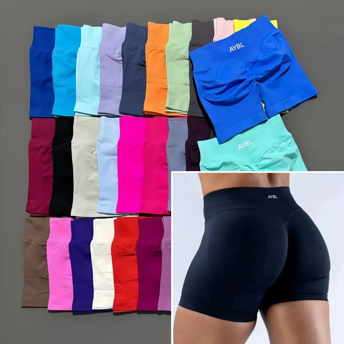 Fashion Adapt Seamless Shorts Women Seamless Sports Yoga Shorts Low Ribbed Band Gym Empower Seamless Shorts Fitness Workout Tahsi Fashion House