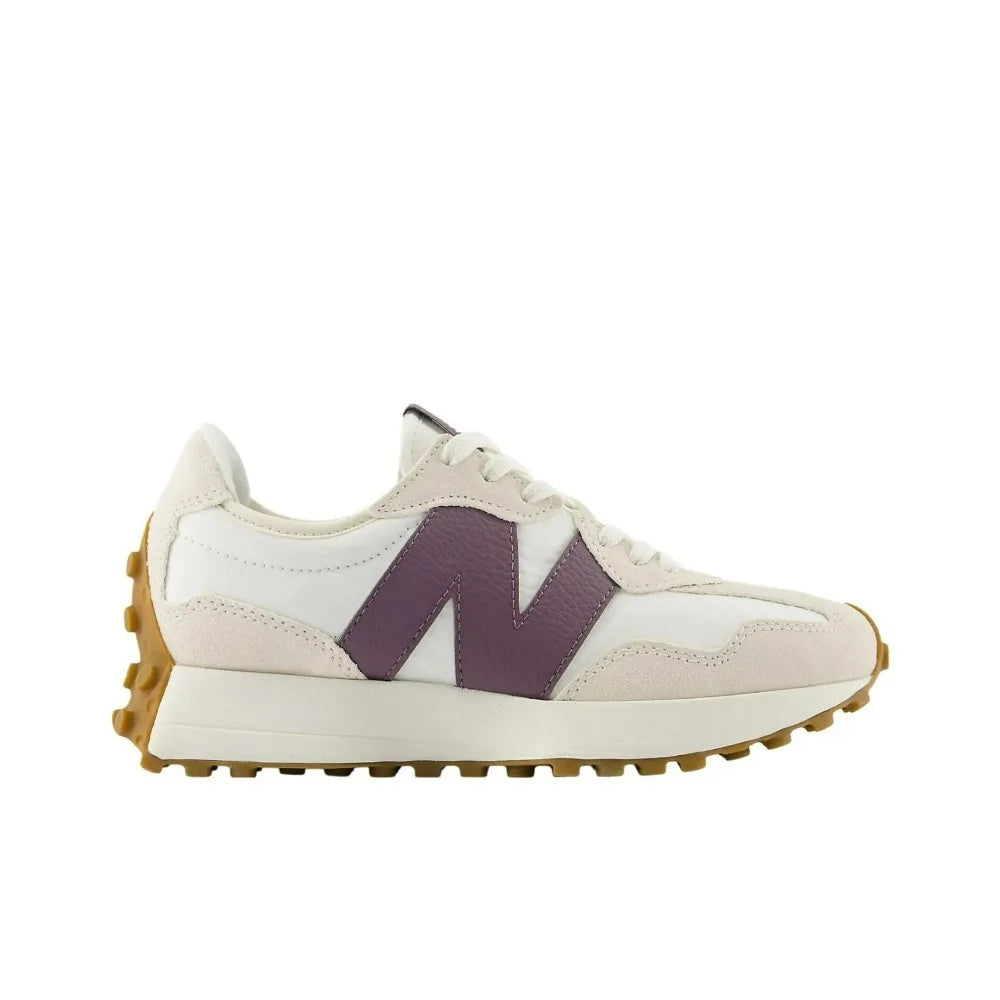 New Balance NB 327: Simple and Comfortable Low-Top Casual Running Shoes for Women in White WS327FTC