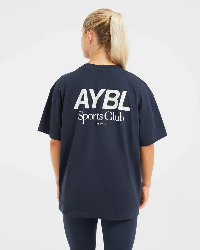 New Arrival Sports Club Oversized T Shirt Breathable Tee Top Fitness Short Sleeved T-Shirt Crew Neck T Shirt Tops Unisex Tee - ATFH
