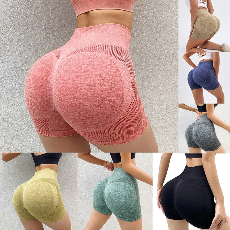 Women Shorts Sports For Women New Cycling Jogging Fitness High Waist Push Up Gym Shorts Leggings Women Yoga Clothing Tahsi Fashion House