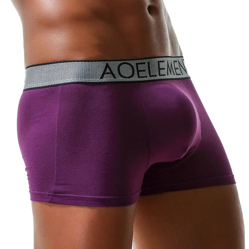 Men's Underwear U-Convex Anti-Movement Bullet Type Separated Spermatic Vein Boxer Briefs Varicose Scrotum Support Bag