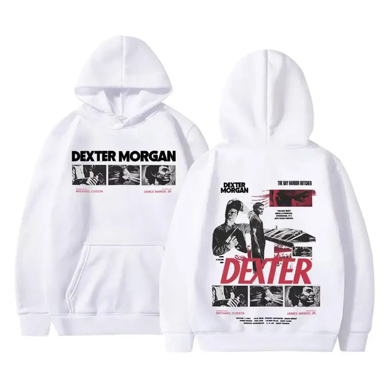 New TV Program Dexter Morgan Bay Harbour Butcher Men's Autumn Winter Casual Fashion Retro Loose Warm Trendy Sportswear - ATFH
