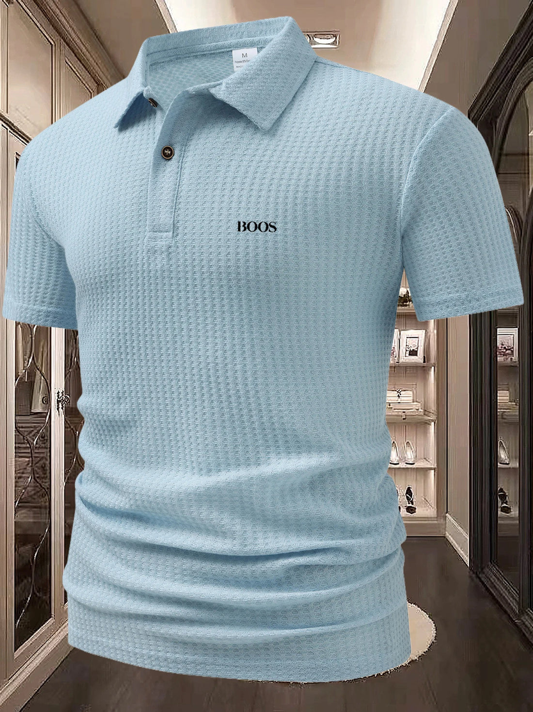 Short sleeved polo shirt men's spring and summer new T-shirt casual minimalist top