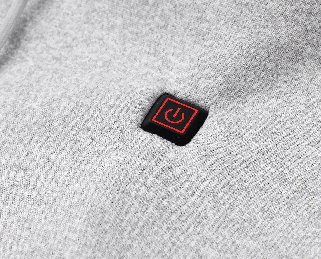 The new smart heating garment is a casual, hooded sweatshirt that can be heated using USB charging. It is designed for outdoor u - ATFH