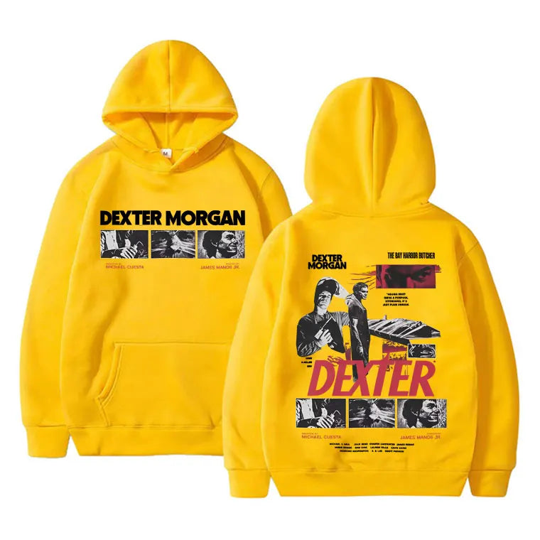 TV program Dexter Morgan The Bay Harbour Butcher Men's hoodie Casual hoodie Retro fashion Y2K Comfortable Sweatshirt - ATFH