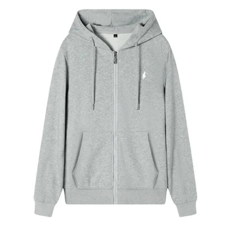 2026 new autumn and winter men's casual sportswear, fashionable outdoor fitness zip-up hoodie - ATFH
