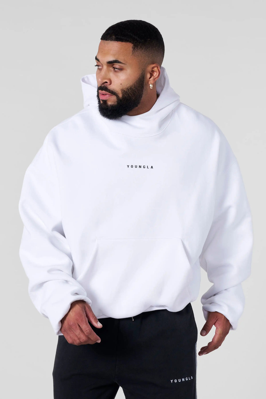 Fall New Collection Fashion Men Hoodies Autumn Winter Print Cotton Oversized Pullover Long Sleeve Hooded Street Sweatshirts - ATFH