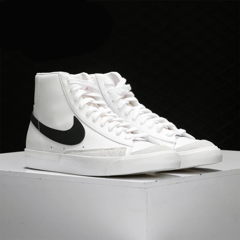 Nike Official Authentic BLAZER MID '77 Men's and Women's Casual Comfortable Sneakers BQ6806-100 ATFH