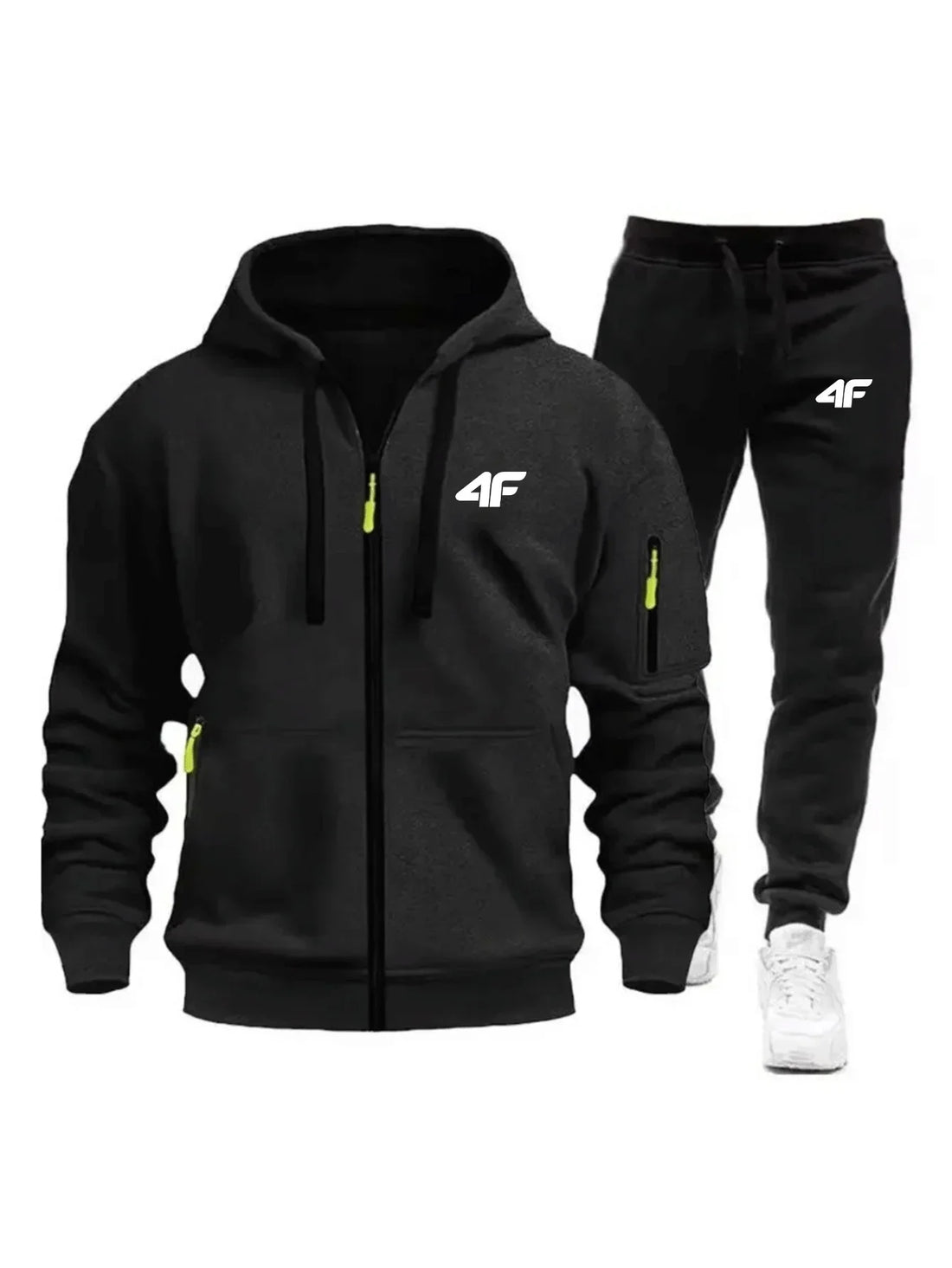 Sets for Men Two Piece Outdoors Mens Tracksuit Set Hot Sales Sportswear Man Sweatpants Hoodie Fashion Comfortable Casual Jogging - ATFH