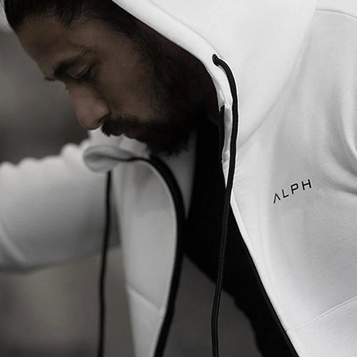 Men's Spring And Autumn Gym Brand Hoodies Sport Running Workout Fitness Sweatshirt Jacket Casual Clothing Male Hooded Zipper Top - ATFH