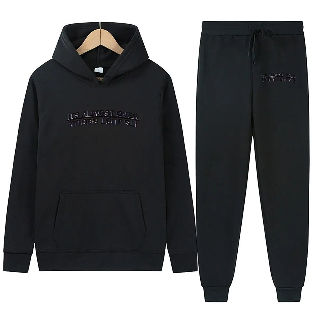 Over & Begun Paradox Phrase Men Women Fashion Hip Hop Pullovers Sweatshirt Vintage Streetwear Hoodie - ATFH