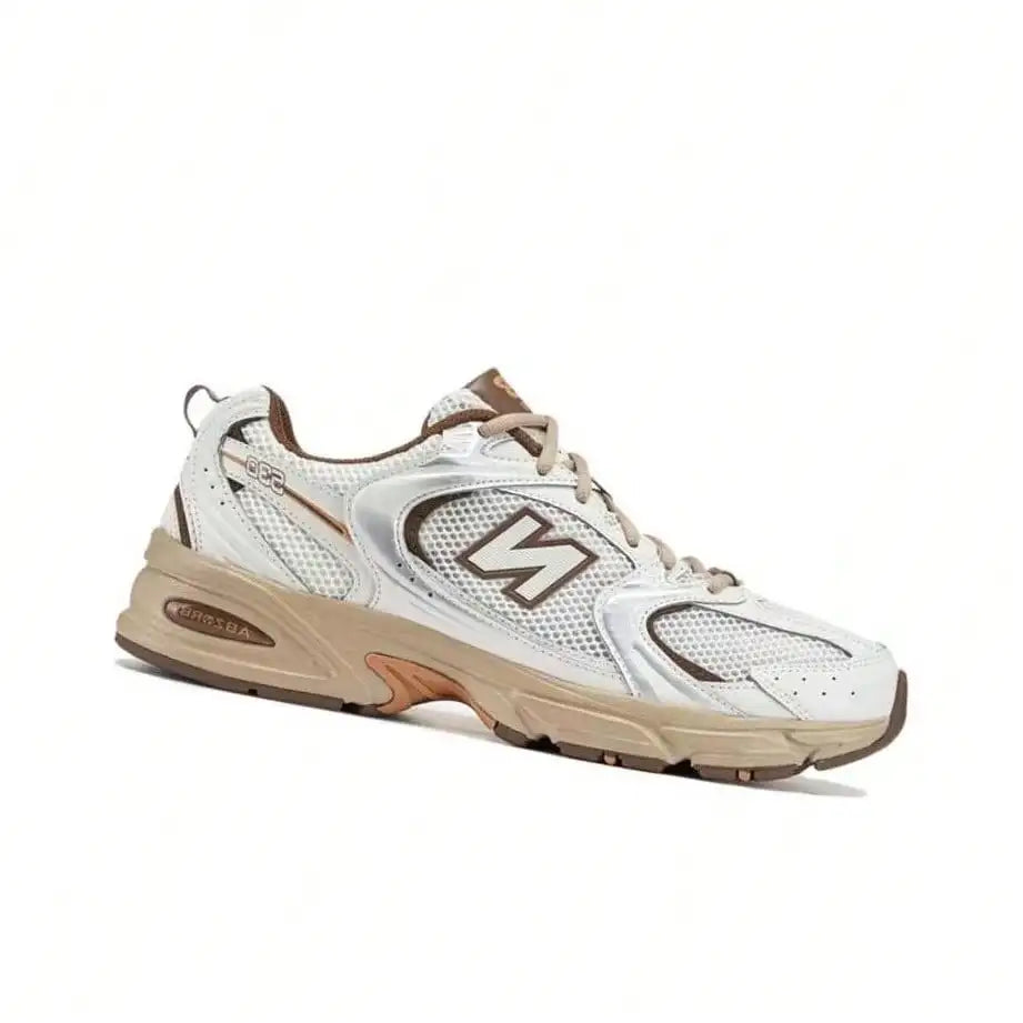 Niko And X New Balance 530 Running Shoes Unisex White/Brown MR530NI