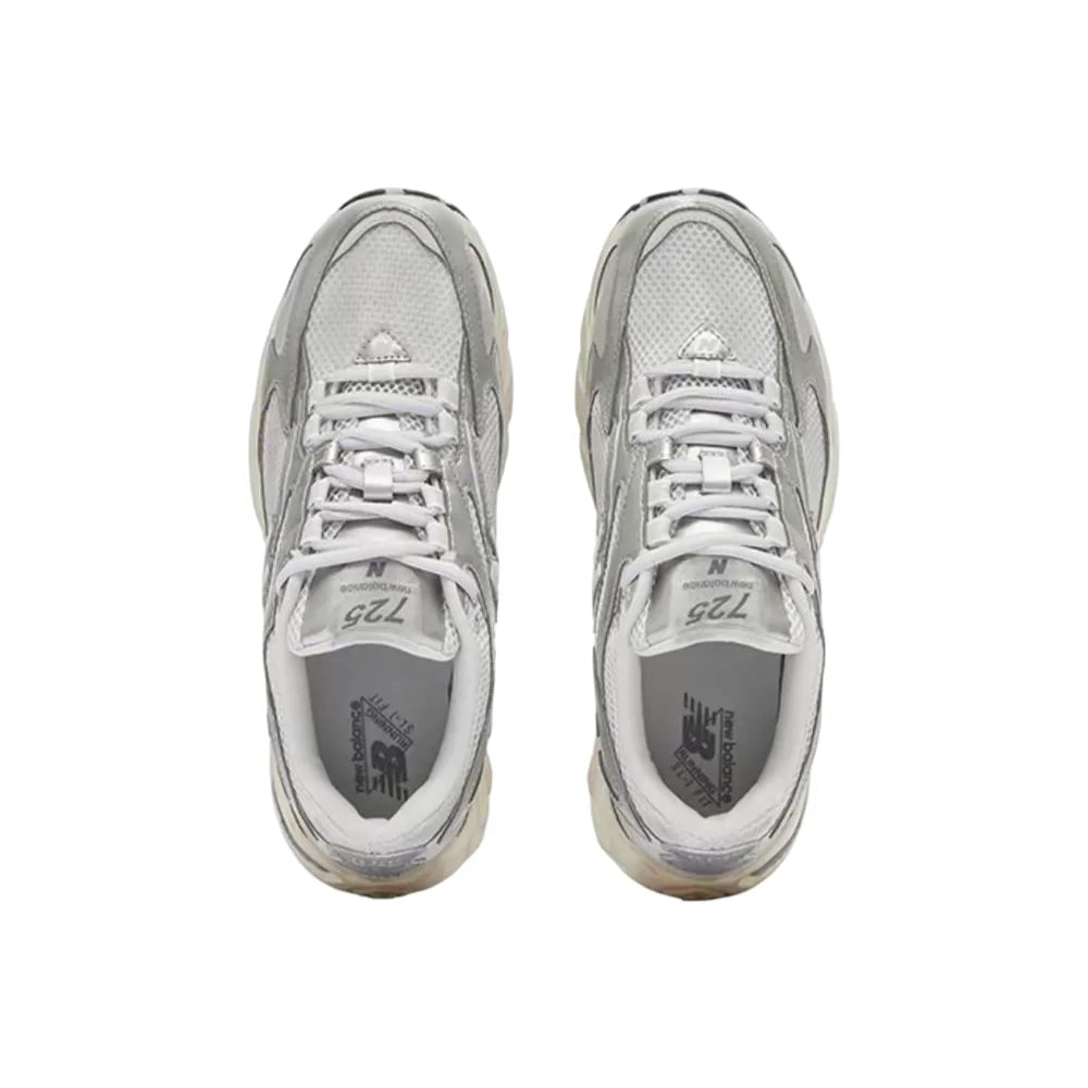 New Balance NB725 Comfortable and Versatile Low-Top Casual Running Shoes for Men and Women, Retro Mercury Style ML725SG1