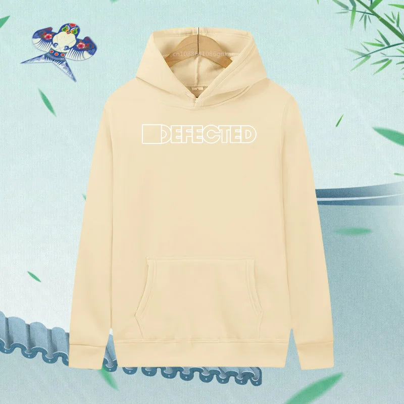 Autumn Velvet Plus Size Letter Efected Hoodie Women Man Sweatshirts Harajuku Fashion Casual Streetwear Clothing 15 Colors 411 - ATFH