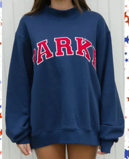 Women's sweatshirt for fitness and exercise with embroidered design and hood - ATFH