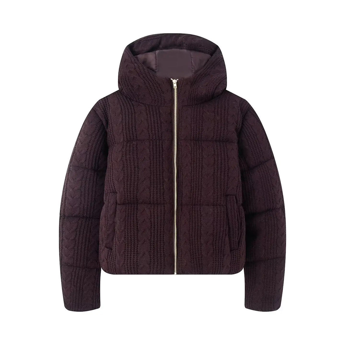 Winter Parkas Jackets Women's Coat With Hoodies Outwear Solid Long Sleeve Coat With Zipper 2026 zartins Elegant Hoodies Coat Top ATFH