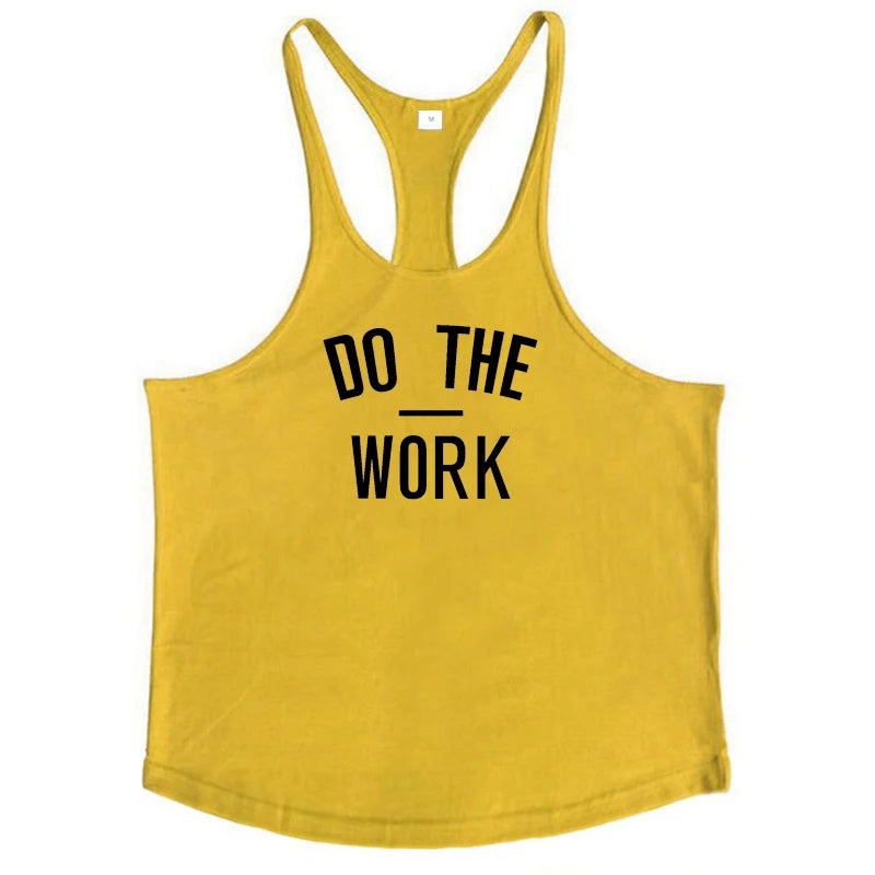 Running Vests Men Cotton Loose Fit Gym Stringer Tank Tops Mens Fitness Sporting Singlets Bodybuilding Sleeveless Shirt Clothing