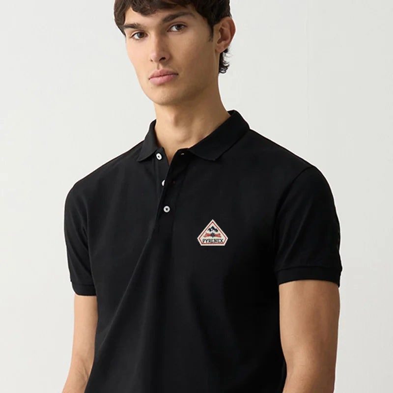 Men Women Same Polo Shirt Europe Style brand Letters Embroidery T-shirt Cotton Comfortable Short Sleeve Summer Quality Tees Top