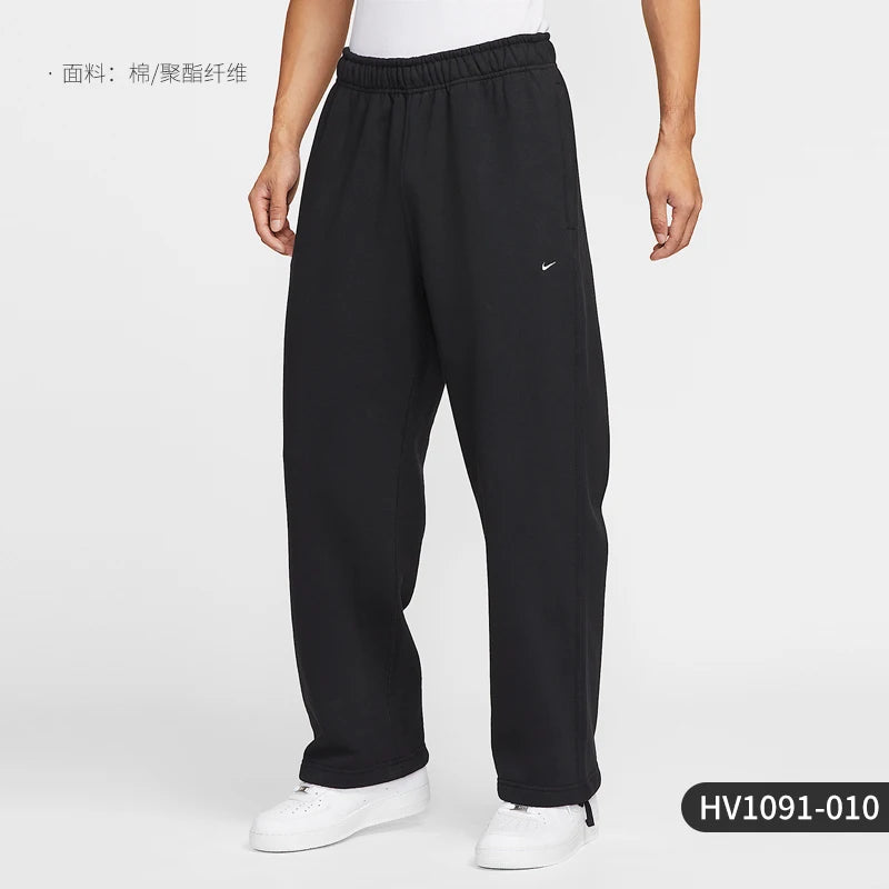 Nike Authentic Solo Swoosh Men's Fleece Straight Sweatpants HV1091-010