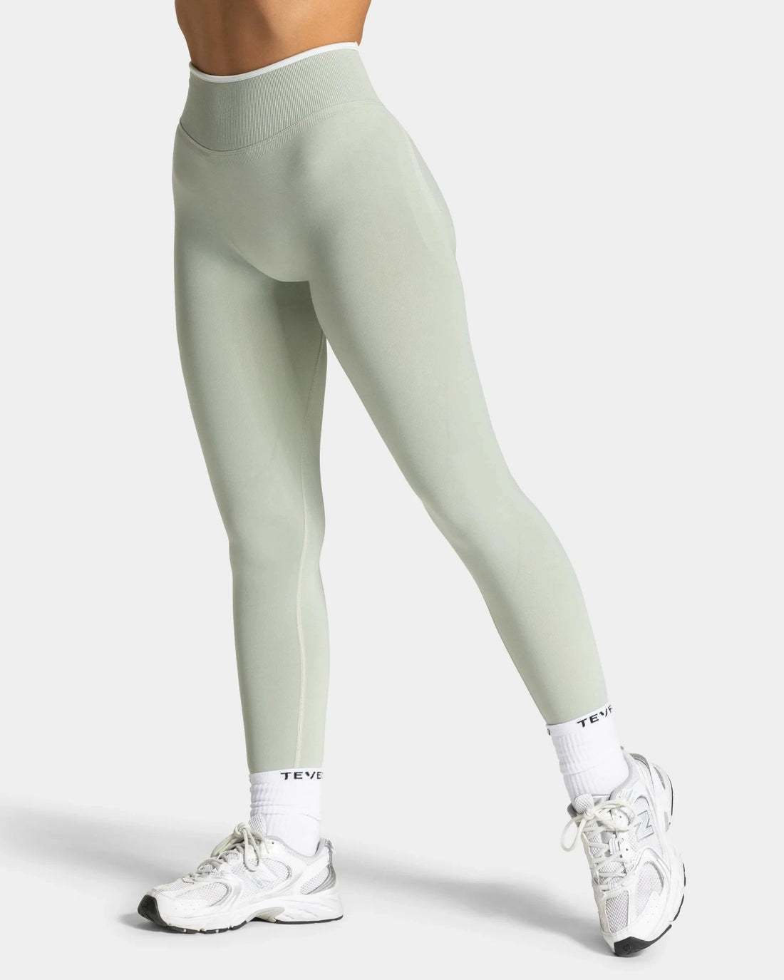 Contrast Seamless Yoga Pants Women's High Waist Hip-lifting Quick-drying Naked Soft Stretch Tight Slimming Peach Hip Fitness Pan ATFH