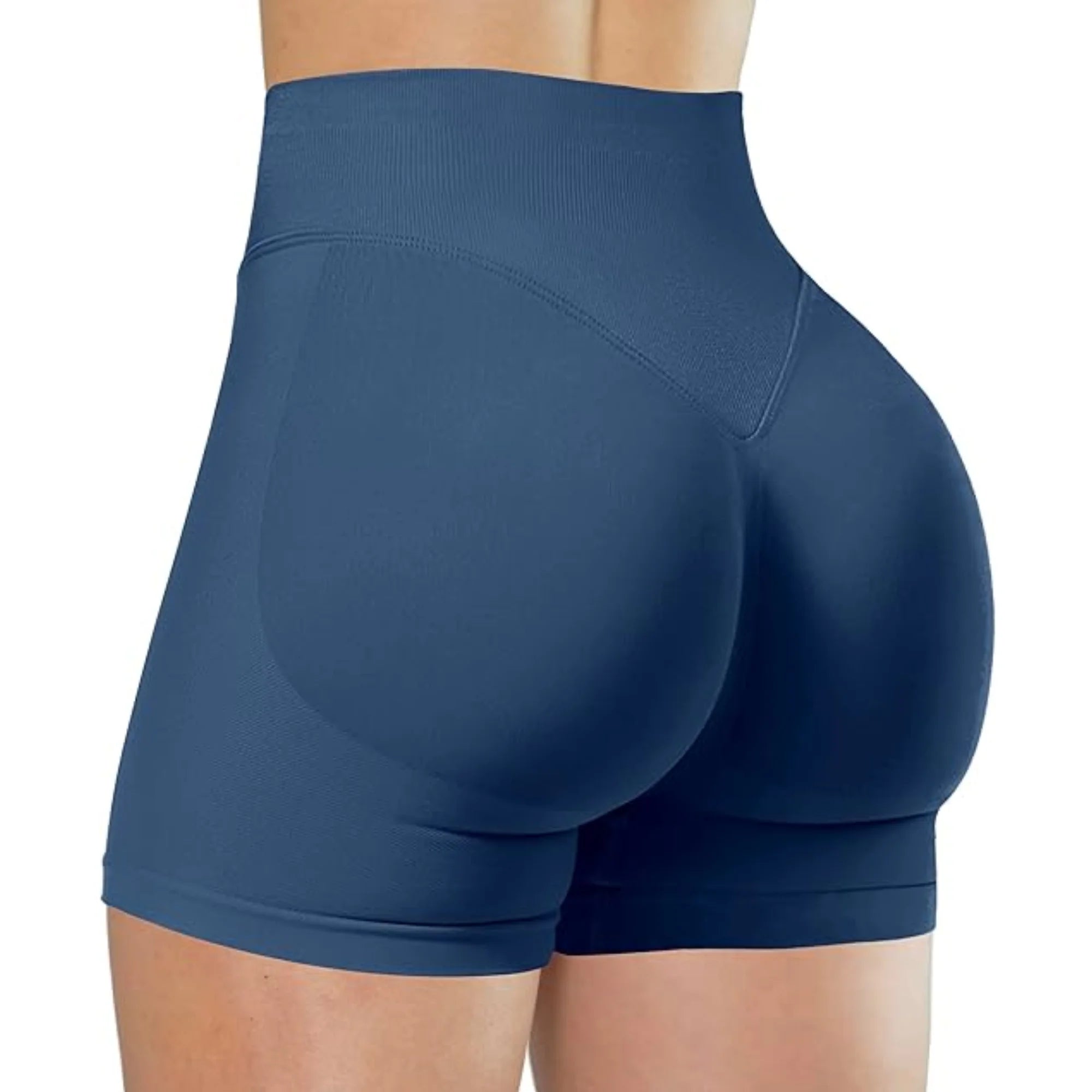 Summer High Waisted Yoga Shorts Fashionable and Sexy Running Fitness Pants Solid Color Yoga Leggings Tahsi Fashion House