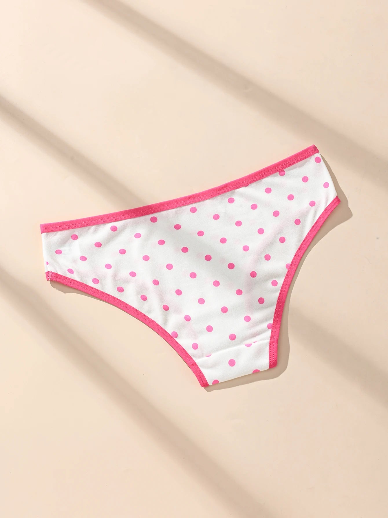 6Pcs/Set Women Panties Fashon Dot Underwear Low Waist Briefs Girls Panty Sexy Ladies Underpants Soft Female Lingerie Size S-XL