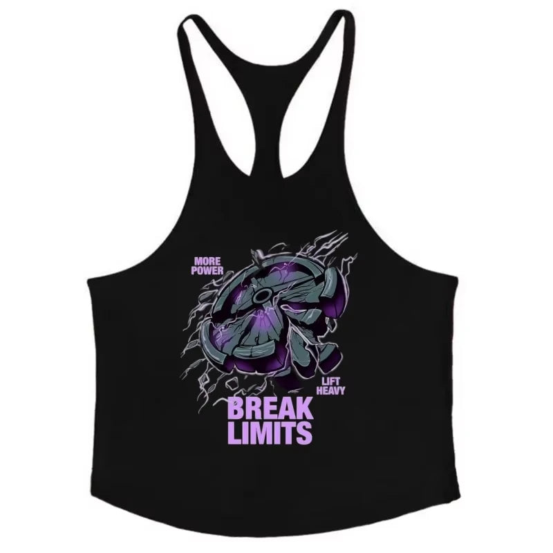 2026Profession Bodybuilding Stringer Tank Tops - Men's Y Back Sportswear Sleeveless Gym Muscle Singlet, Fitness Vest for Workout