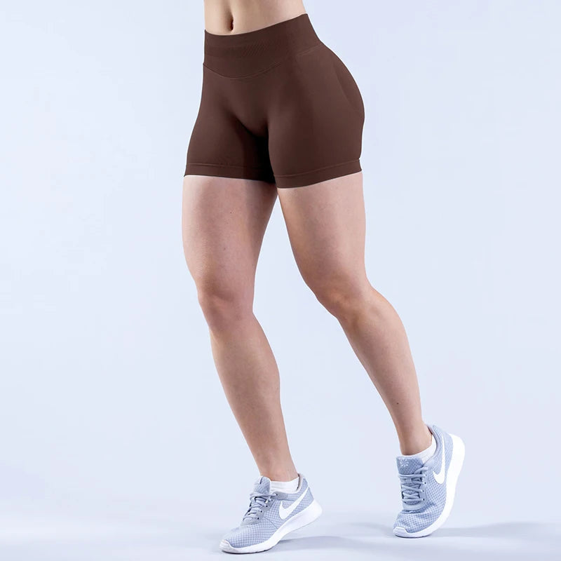 Impact Shorts Women Seamless Yoga Shorts Scrunch Bum Gym Shorts Workout Low Waist Short Leggings Booty Stretch Running Shorts Tahsi Fashion House