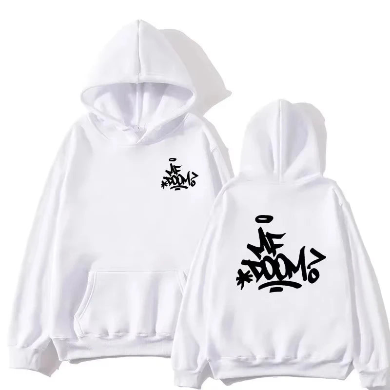 Spring and Autumn New Rapper MF Doom Madvilla Men's Hooded Hoodie Harajuku Women's Hip Hop Casual New Style