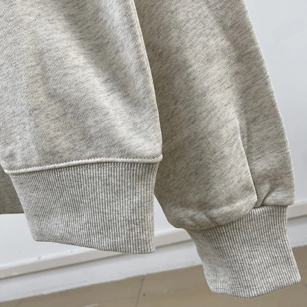 Rowan AAPK-Y018 Women O-Neck Long Sleeve Female Pullover Letter Embroidery Sweatshirts Vintage Casual Sports Lady Top 2026 - ATFH