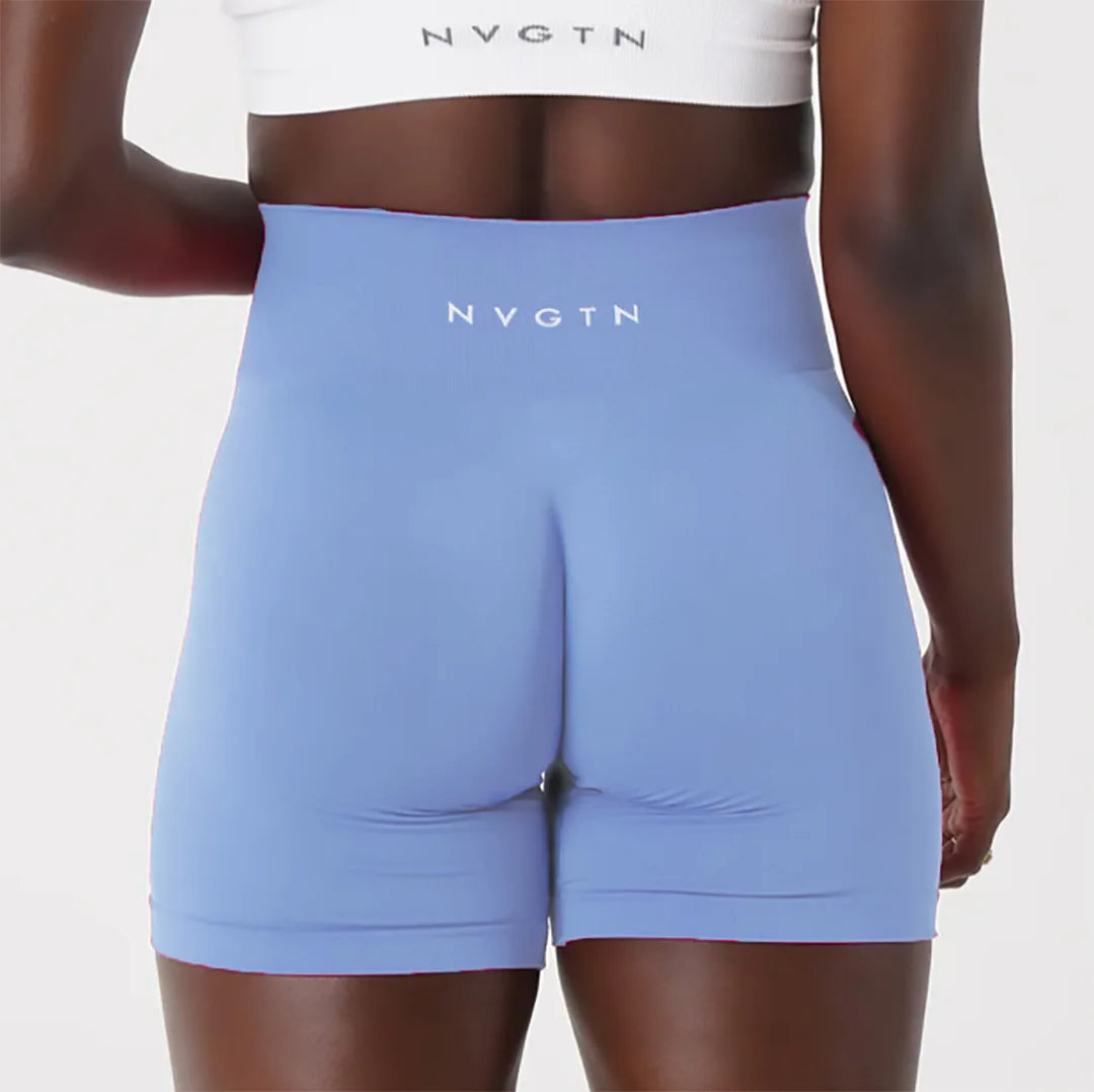 Cross-border seamless knitted yoga pants, outdoor sports shorts, high-waisted fitness leggings, women's three-quarter pants Tahsi Fashion House
