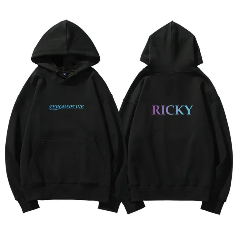 KPOP Summer ZEROBASEONE Ablum Oversized Women/Men Hoodie Sweatshirt ZHANG HAO SUNG HAN BIN RICKY MATTHEW HANYUJIN K-POP Clothes - ATFH