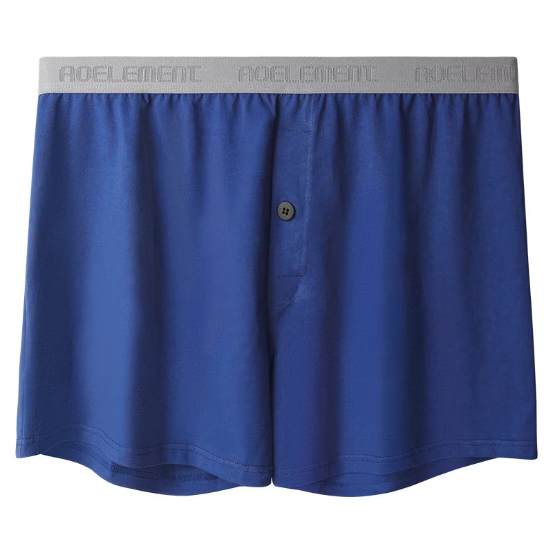 3Pcs Men's Underwear Loose Home Shorts Summer Boxer Briefs Thin Cotton Arrow Pants Large Size Four Corners Home
