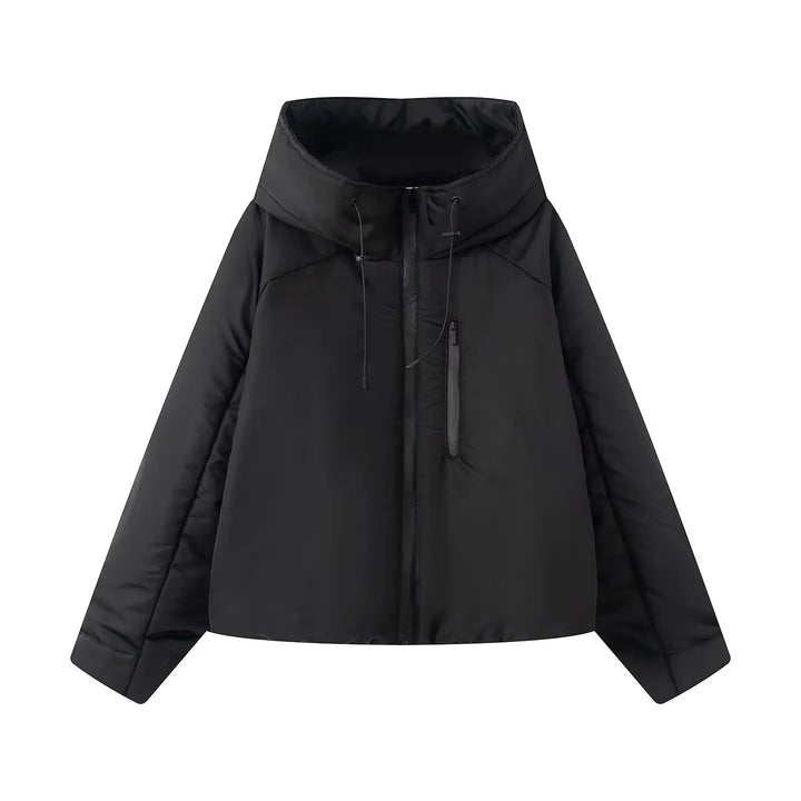 Parkas Jackets Women's Hoodies Jacket Coat Black Hoody Winter Warm Thick Long Sleeve Outwear Solid zartins 2025 With Zipper Coat ATFH