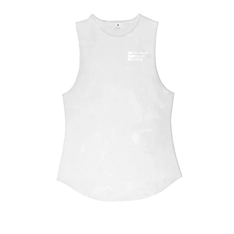 Mens Workout Muscle Cool Tank Top Clothing Stringer Comfortable Gym Sporting Fashion Fitness Vest Sleeveless Korean Singlets