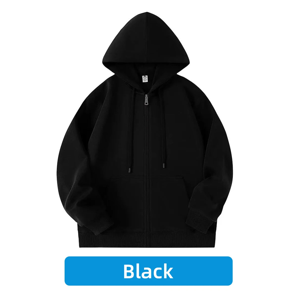 Hooded Cardigan With Zipper Sweatshirt For Warmth Fashion Loose Fit  Casual Entertainment Fashion Men' S And Women'S Wear - ATFH