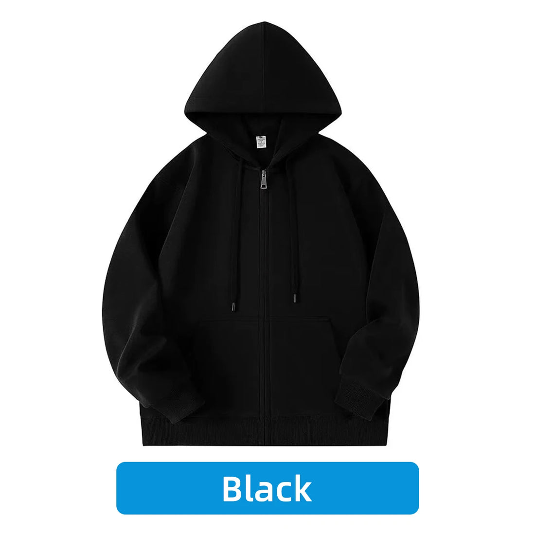Hooded Cardigan With Zipper Sweatshirt For Warmth Fashion Loose Fit  Casual Entertainment Fashion Men' S And Women'S Wear - ATFH