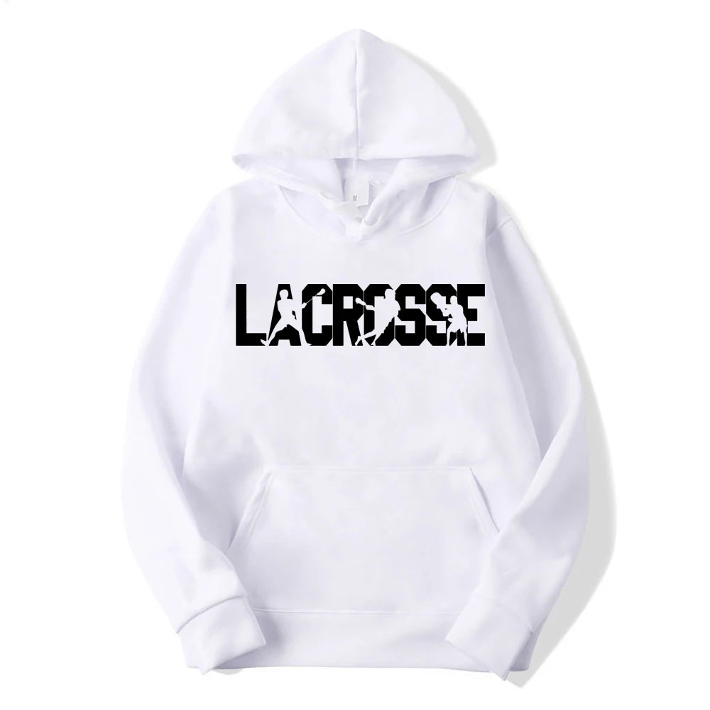 Lacrosse Hoodie Lacrosse Fan Gift Love Sport Print Sweatshirt Hoodie - ATFH