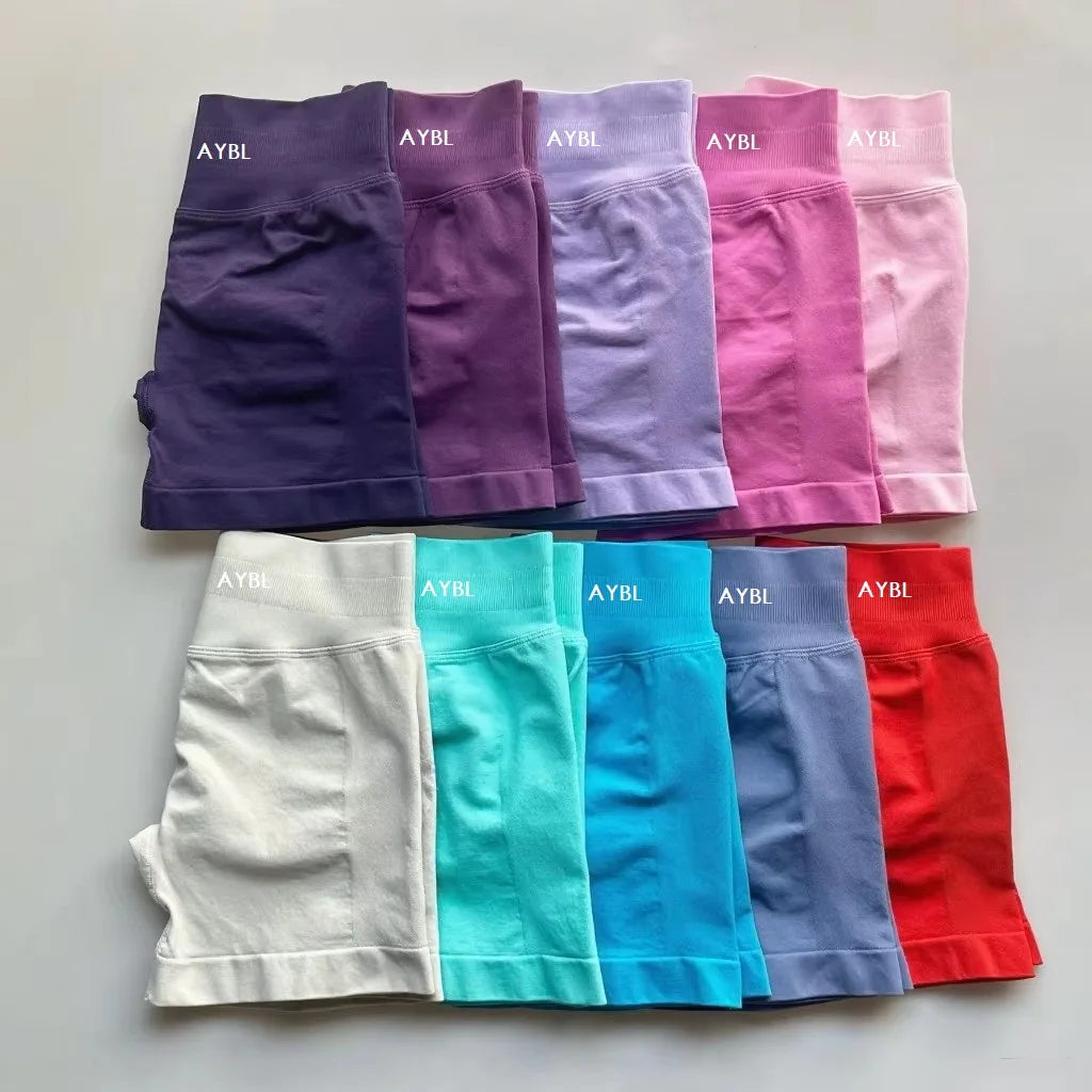 Fashion Yoga Shorts Low Waist Seamless Yoga Shorts Scrunch Bum Gym Shorts Women Workout Biker Stretch Fitness Shorts Tahsi Fashion House