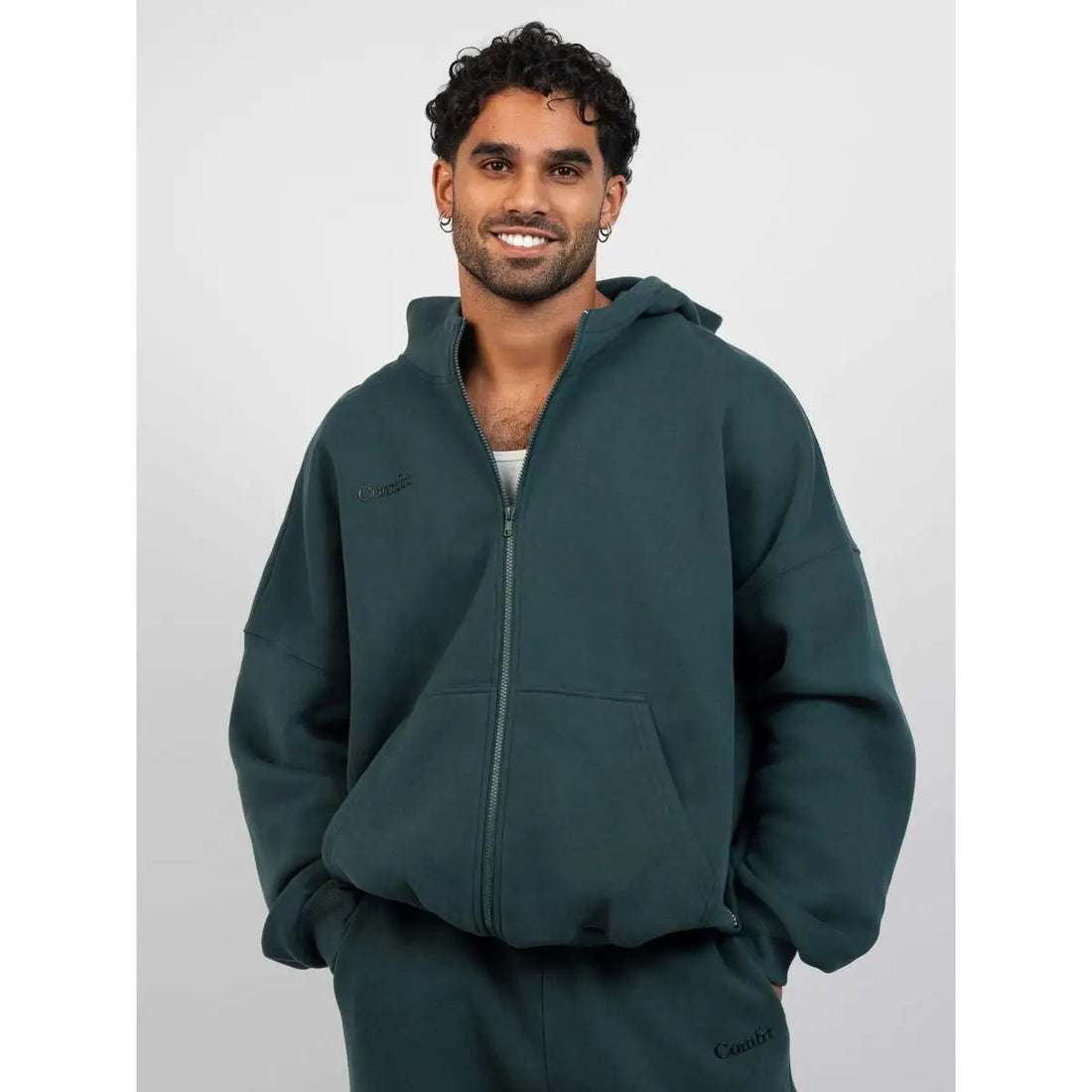 Comfort winter girls Cloud Zip Oversized Hoodie - ATFH