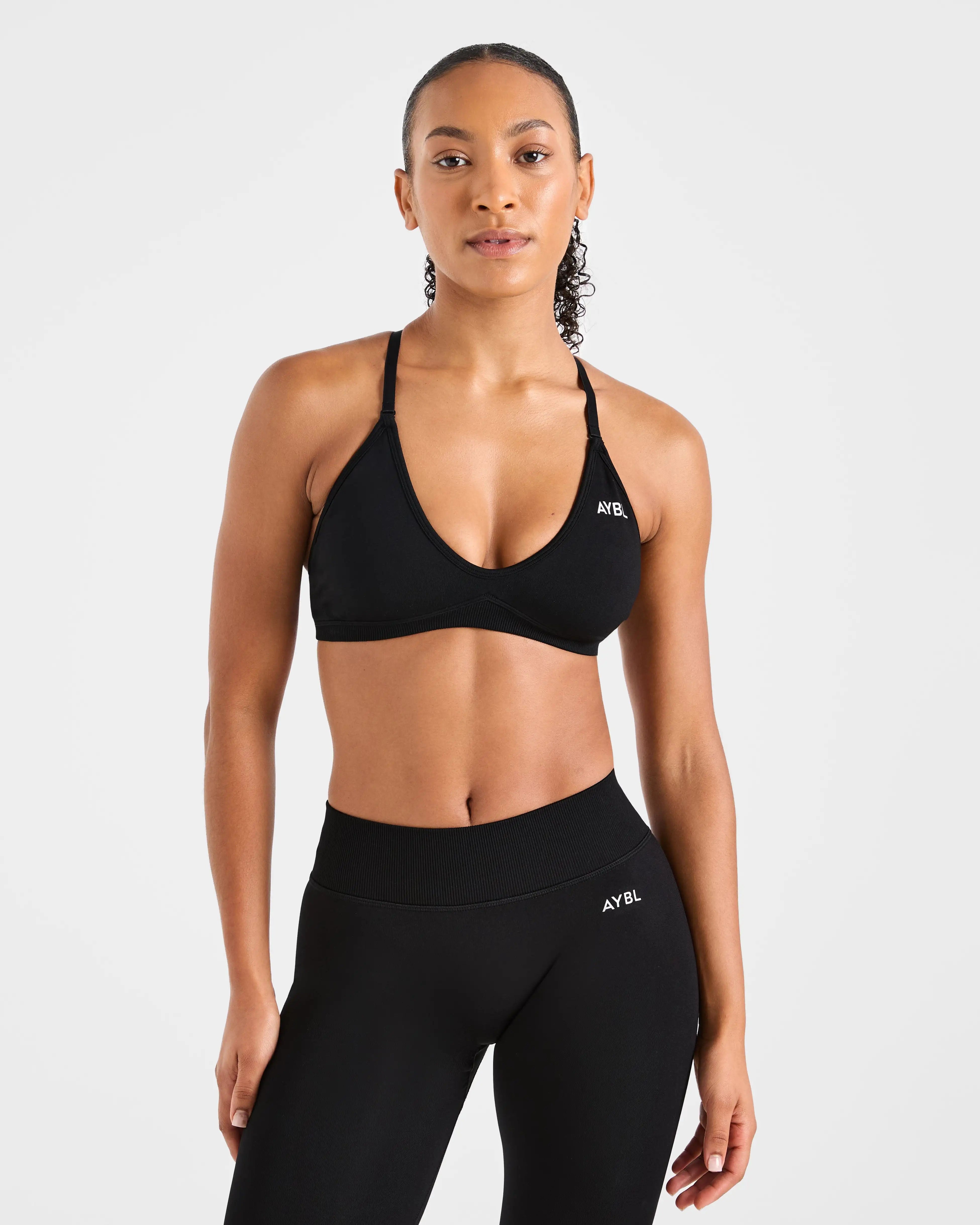 2 Pieces Adapt Seamless Strappy Sports Bra Leggings Set Yoga Fitness Set Women Workout Running Sports Leggings Gym Suit - ATFH