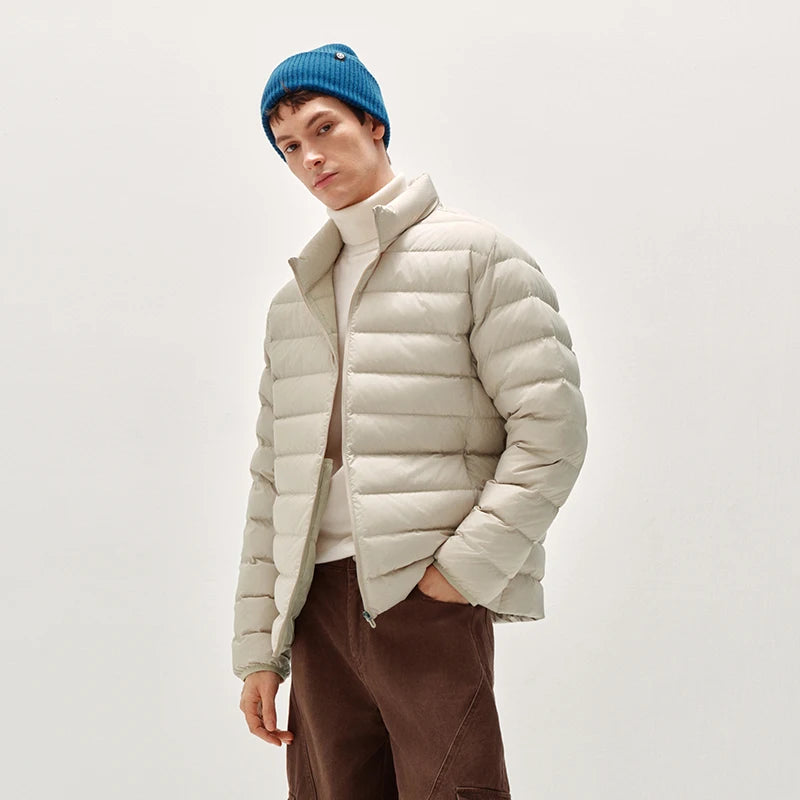 Semir Unisex Down Jacket Channel Quilting Waterproof Windproof Stain Resistant 90 Percent Down Fill Warm Insulation 2026 Winter