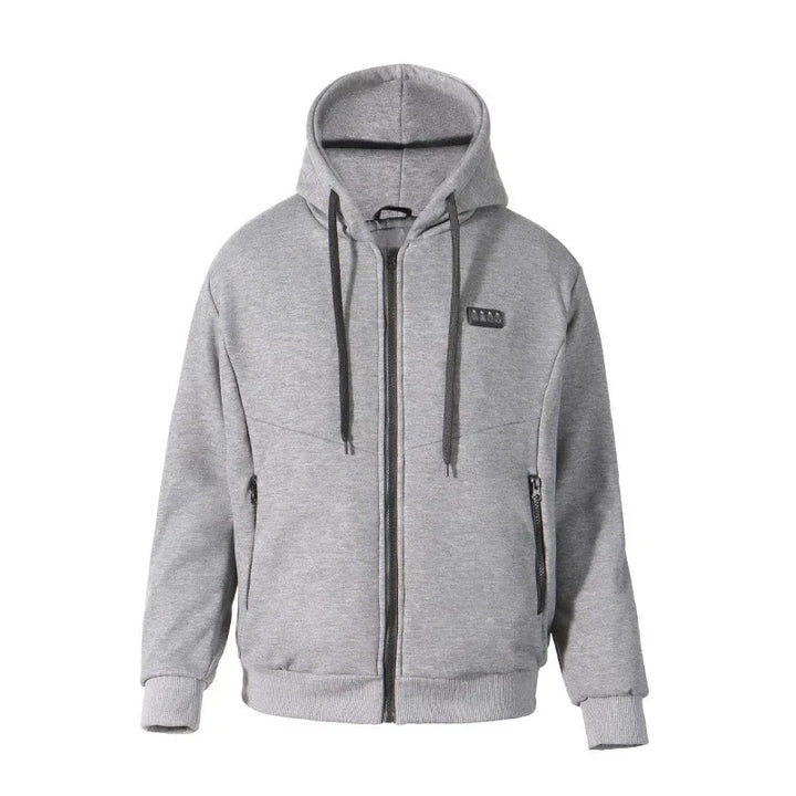 23 Zone Heated Jacket Men Women Electric Smart Heating Fleece USB Winter Warm Coat Outdoor Hoodie Windproof - ATFH