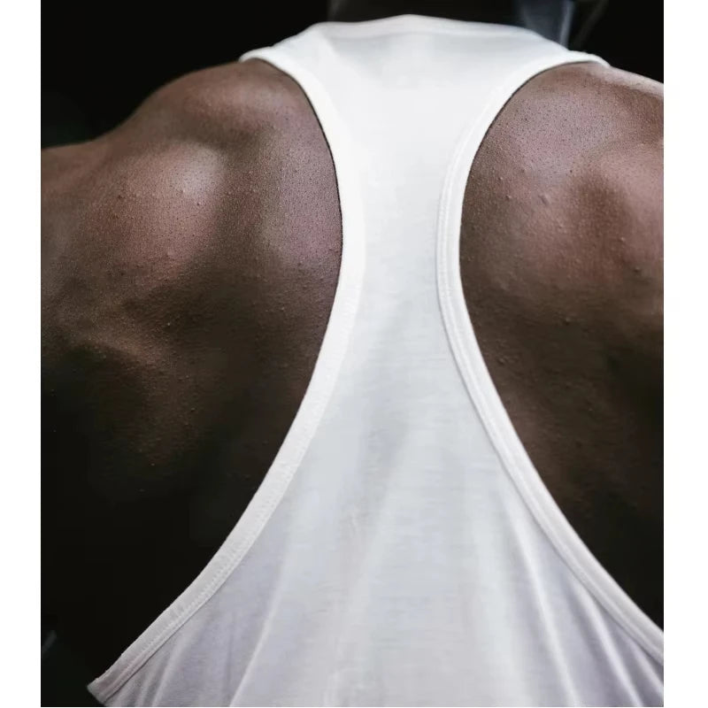 2026Gym Stringer Tank for Men, Fitness Sleeveless Vest, Bodybuilding Singlet, Moisture-Wicking Durable Athletic Flexible Workout