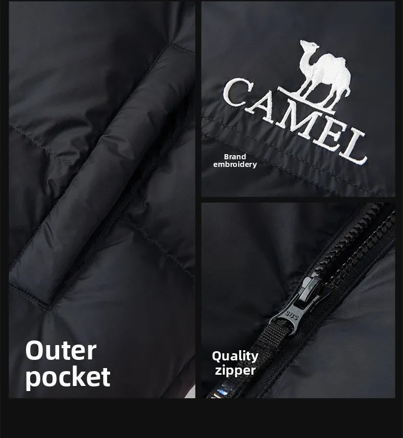 Golden Camel Winter Men Hiking Down Jacket Outdoor Windproof Waterproof Ultralight 680FP Quick Dry Jacket Camping Coat