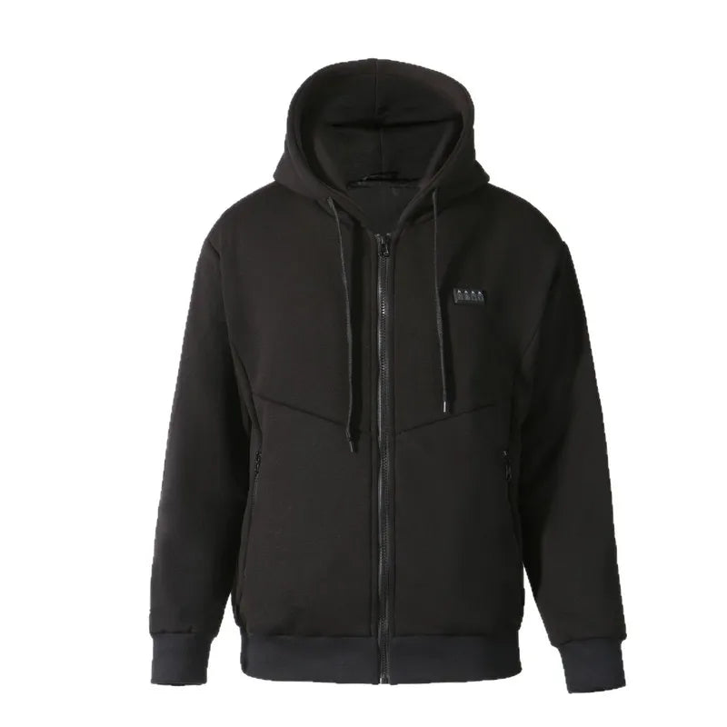 Heated Hoodie 23 Zones Heating Carbon Fiber 3 Temp Settings Winter Warm Unisex Zip-Up Smart Heated Sweatshirt Autumn Winter - ATFH