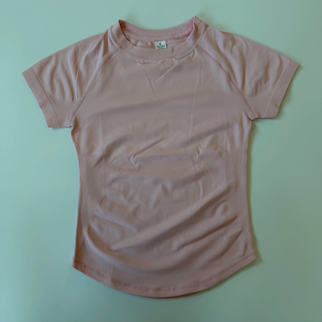 Yoga Short Sleeve Top Women Workout Gym Crop Top Light Weight Yoga Top Workout Shirt Longline Sports Stretchy Shirts - ATFH
